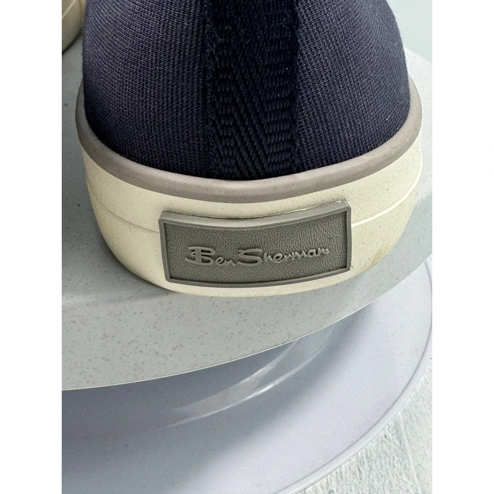 Ben‎ Sherman Men Sneakers Canvas Navy Casual Lace Up Size 10.5